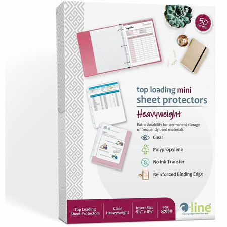 C-Line Top Load Heavyweight Mini Sheet Protectors - Alternate-Image1