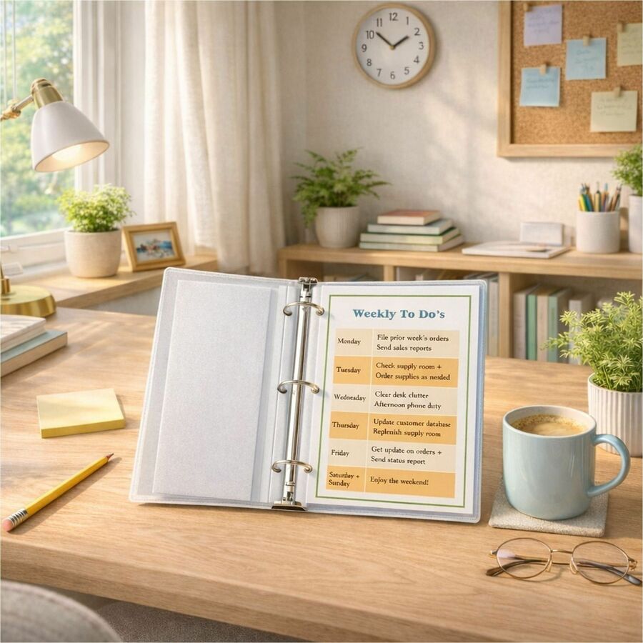 C-Line Top Load Heavyweight Mini Sheet Protectors - Alternate-Image2