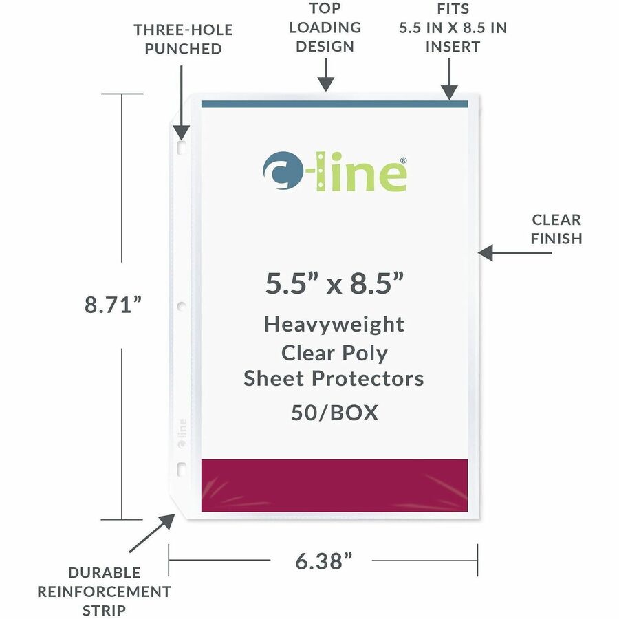 C-Line Top Load Heavyweight Mini Sheet Protectors - Alternate-Image4
