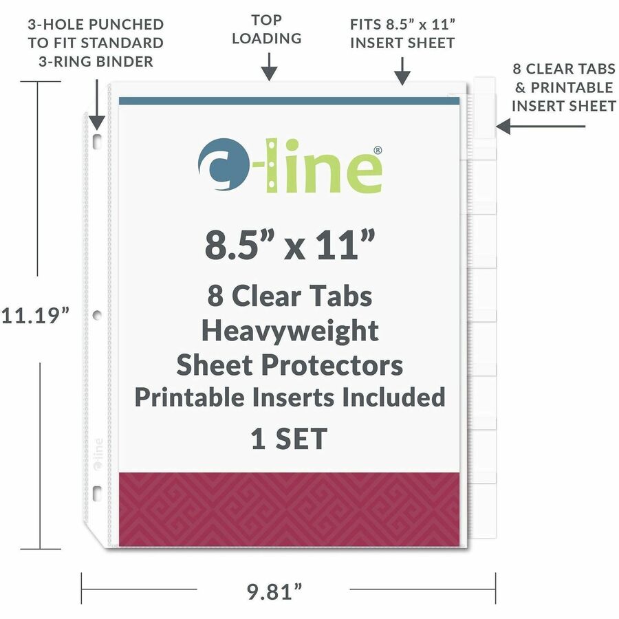 C-Line Top-Loading Sheet Protectors - Alternate-Image4