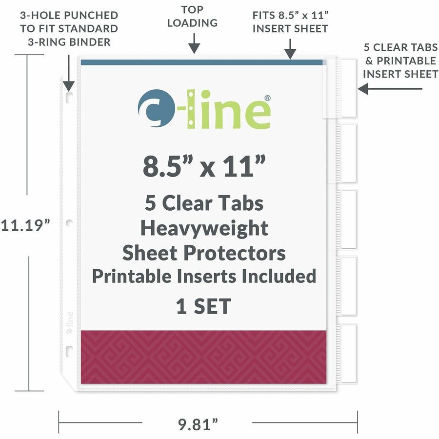 C-Line Top-Loading Sheet Protectors - Alternate-Image4