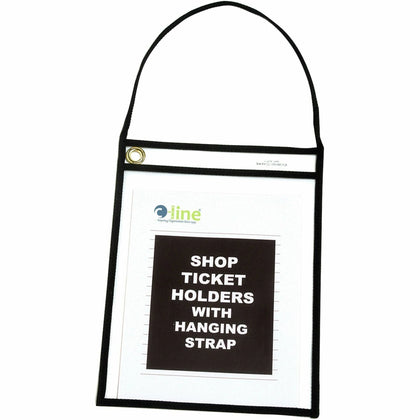 C-Line Vinyl File Pocket: 9’’ x 12’’ Clear Heavy Duty Pockets - Sheet Protectors