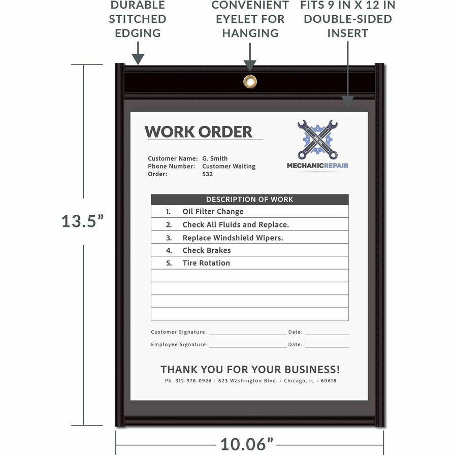 C-Line Vinyl File Pocket - Alternate-Image4