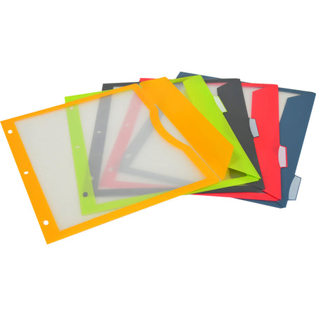 C-Line Write-on Tab Poly Binder Pockets - Alternate-Image2