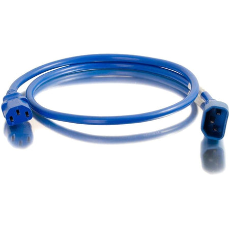 C2G 8ft 18AWG Power Cord (IEC320C14 to IEC320C13) - Blue - 900