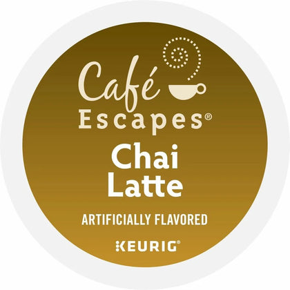 Caf√© Escapes Chai Latte K-Cup Pods - 24 Count Black Tea