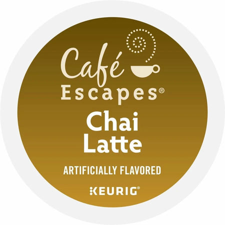Caf√© Escapes Chai Latte K-Cup Pods - 24 Count Black Tea