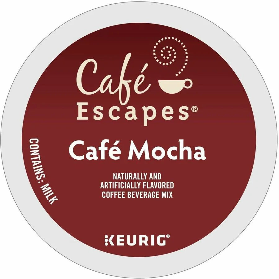 Caf√© Escapes® Mocha K-Cup Pods - Rich Chocolate Coffee Delight