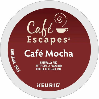 Caf√© Escapes® Mocha K-Cup Pods - Rich Chocolate Coffee Delight