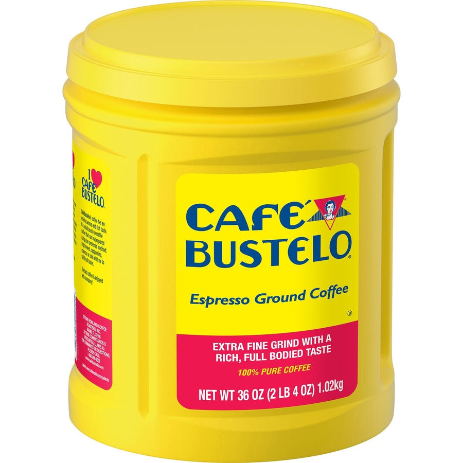 Café Bustelo® Ground Espresso Coffee - Regular - Dark - 36 oz Per Can - 1 Each