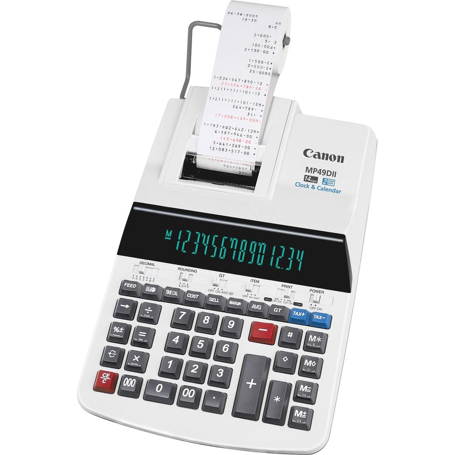 Canon MP49DII Desktop Printing Calculator - Left