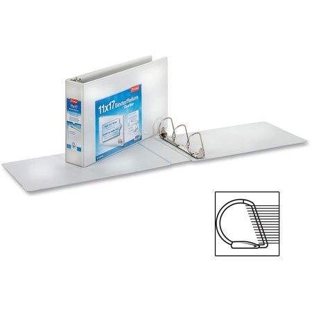 Cardinal ClearVue Overlay Tabloid D-Ring Binder - Alternate-Image1