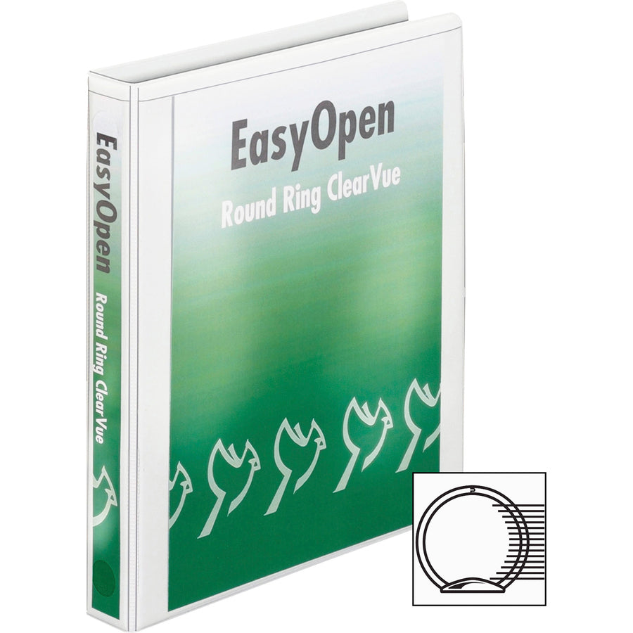 Cardinal EasyOpen ClearVue Locking Round Ring Binder - Alternate-Image1