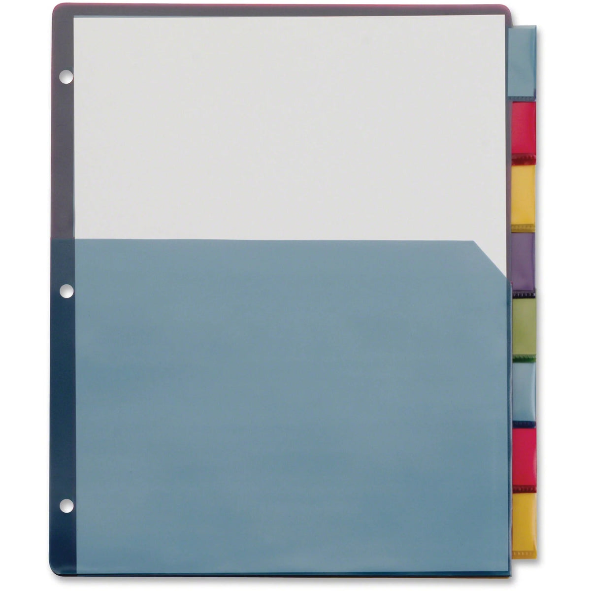Cardinal® Extra-tough Poly Dividers: 8-Tab Multicolor Set - Fray Tear Scratch Resistant - Index Divider