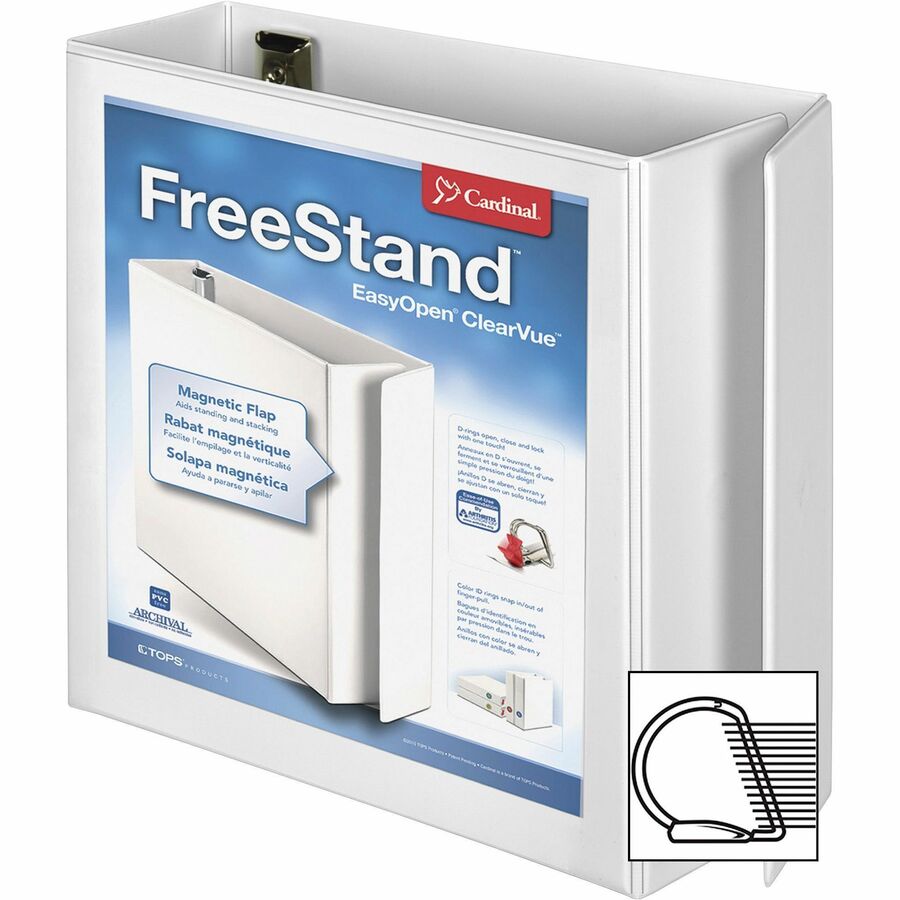 Cardinal® FreeStand Easy Open Slant-D Ring Binder - Alternate-Image1