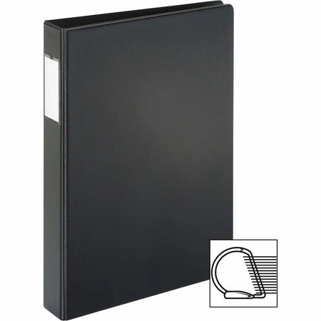 Cardinal® Legal-Size Slant-D Binder: 1’’ Capacity 240 Sheet Black Vinyl Recycled - Ring Binders