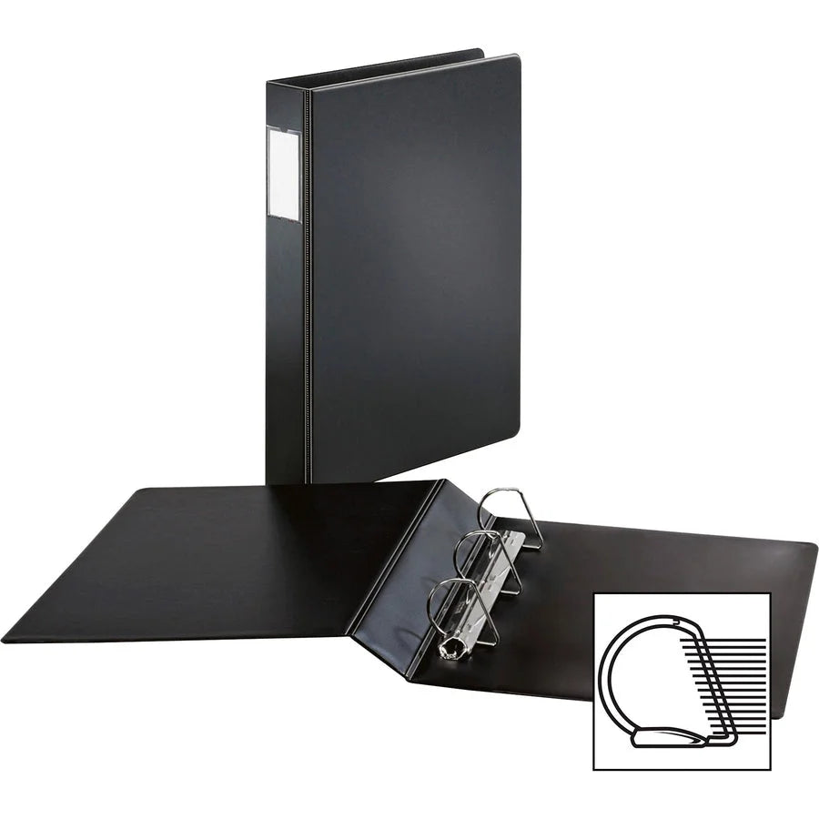 Cardinal® Legal-Size Slant-D Binder: 2’’ Capacity 540 Sheets Vinyl Black - Ring Binders