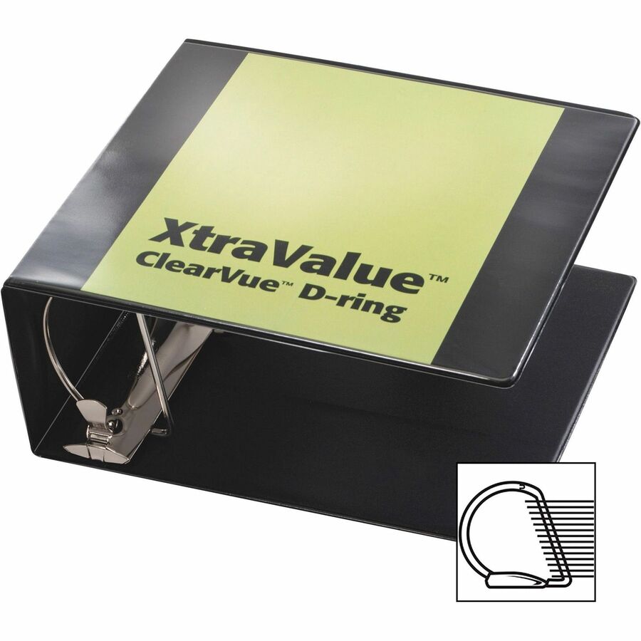 Cardinal® Performer ClearVue 5" Slant-D Binder - Bottom