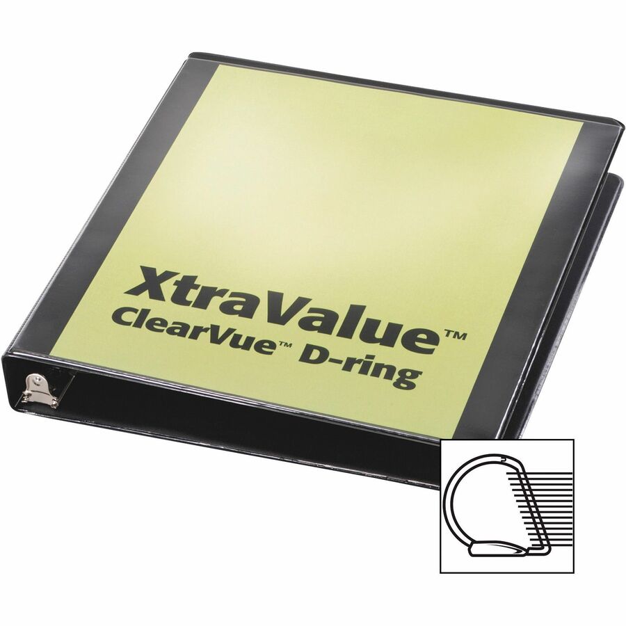 Cardinal® Performer ClearVue Slant-D Ring Binder - Bottom