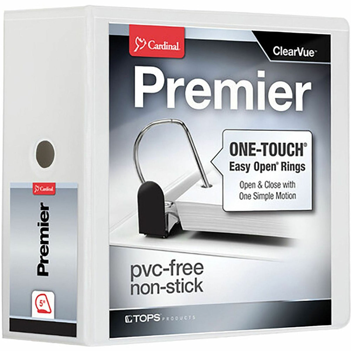 Cardinal® Premier ONE-TOUCH® Easy Open® Locking Slant-D® Rings Binder - 2000