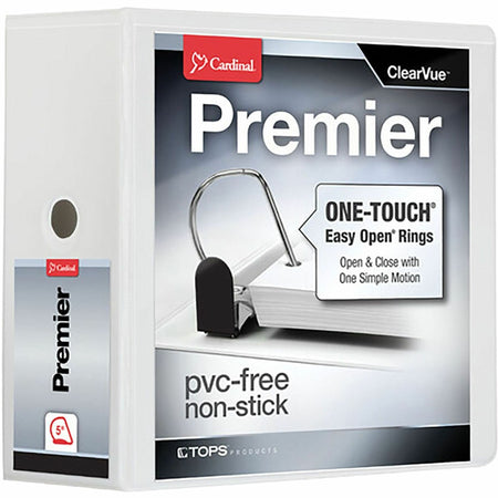 Cardinal® Premier ONE-TOUCH® Easy Open® Locking Slant-D® Rings Binder - 2000