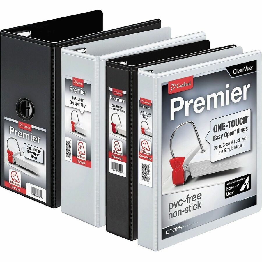 Cardinal® Premier ONE-TOUCH® Easy Open® Locking Slant-D® Rings Binder - Alternate-Image8