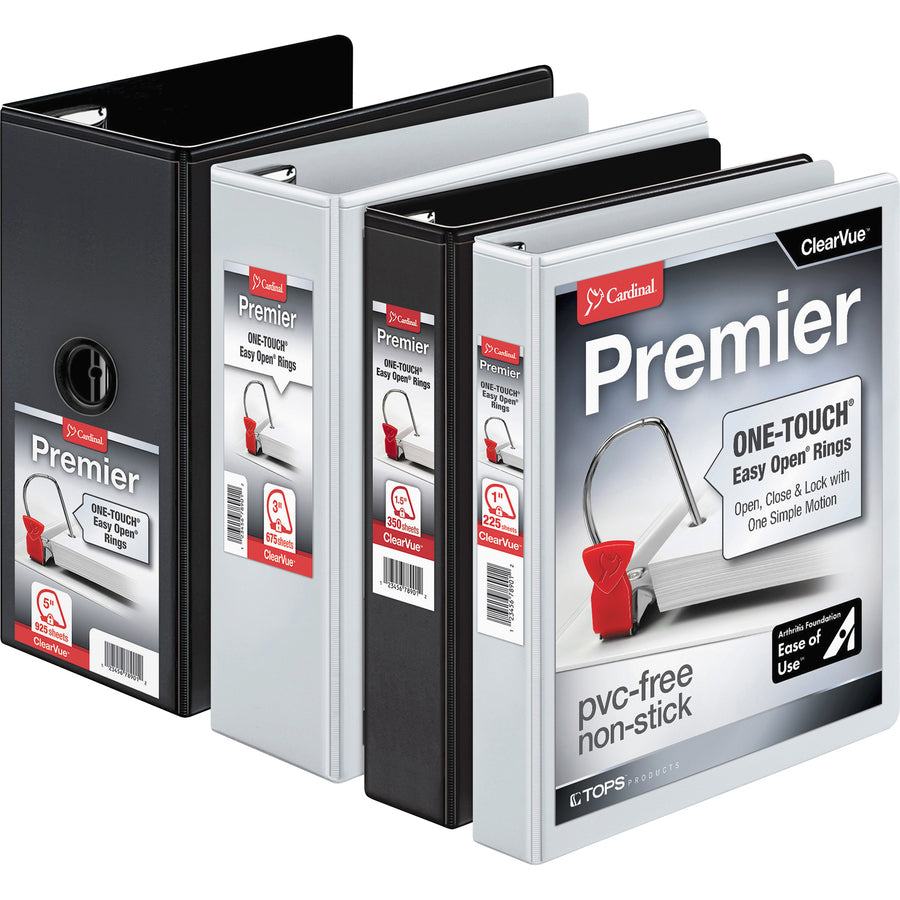 Cardinal® Premier ONE-TOUCH® Easy Open® Locking Slant-D® Rings Binder - Alternate-Image1