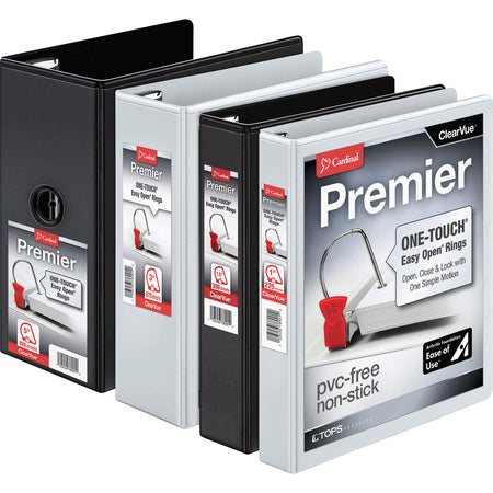 Cardinal® Premier ONE-TOUCH® Easy Open® Locking Slant-D® Rings Binder - Alternate-Image1