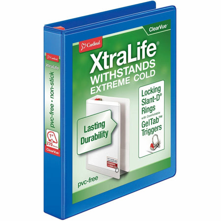 Cardinal® Xtralife ClearVue Locking Slant-D Binder - 2000