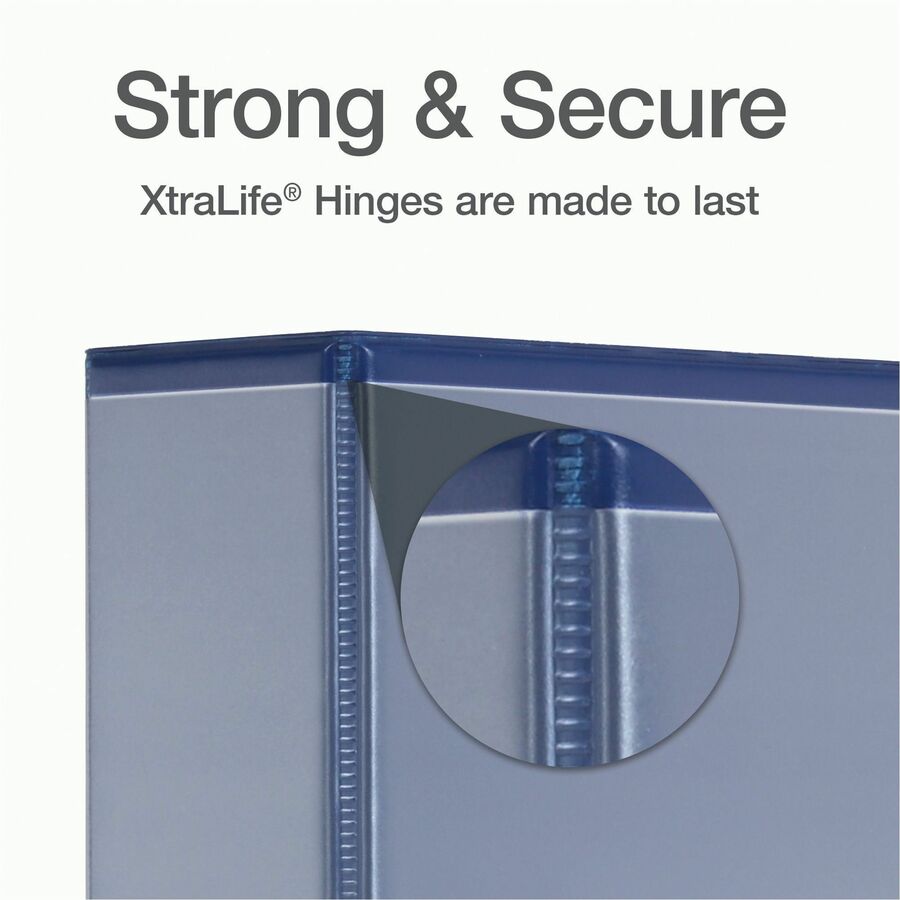 Cardinal® Xtralife ClearVue Locking Slant-D Binder - Top
