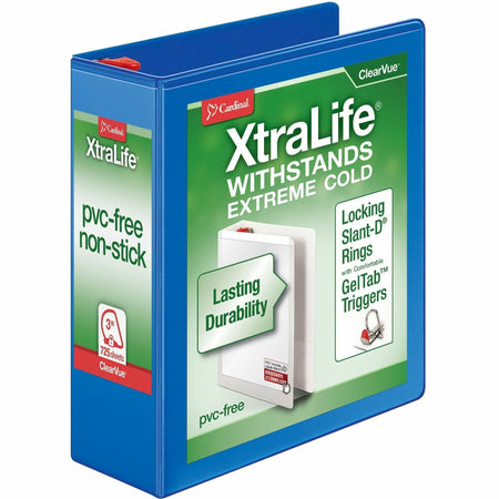 Cardinal® Xtralife ClearVue Locking Slant-D Binder - 2000