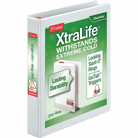 Cardinal® Xtralife ClearVue Locking Slant-D Binder - 2000