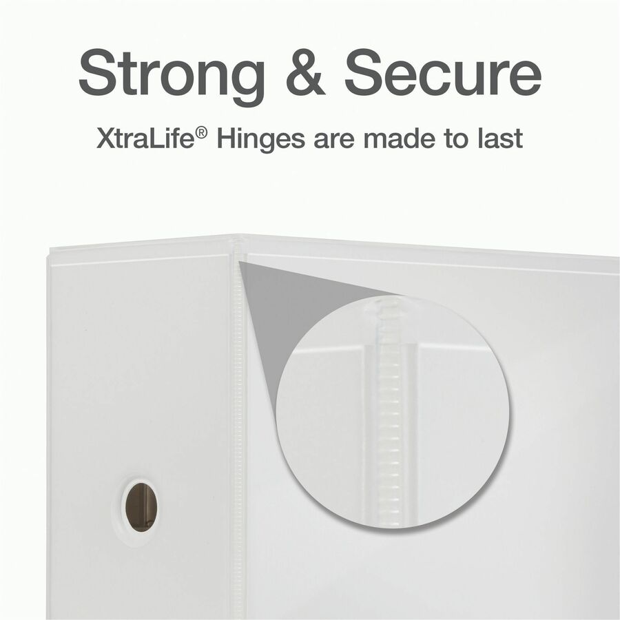 Cardinal® Xtralife ClearVue Locking Slant-D Binder - Top