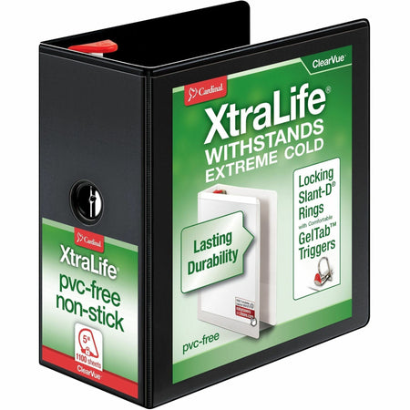 Cardinal® Xtralife ClearVue Locking Slant-D Binder - 2000