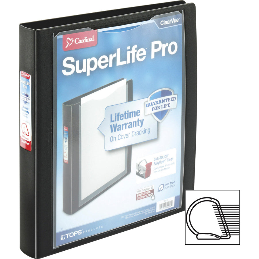 Cardinal SuperLife Pro Easy Open Slant-D Binder - Alternate-Image1
