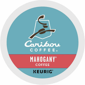 Caribou Coffee® K-Cup Mahogany Coffee - Compatible with Keurig Brewer - Regular - Dark/Bold - 24 / Box