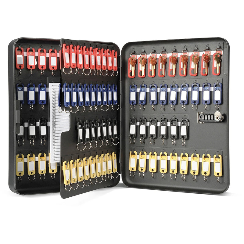 CARL Combination Key Cabinet - Secure Storage Solution - Black - Boxes &