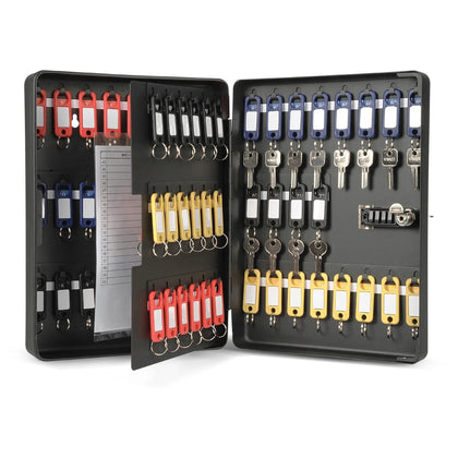 CARL Combination Key Cabinet - Secure Storage Solution - Black - Boxes &