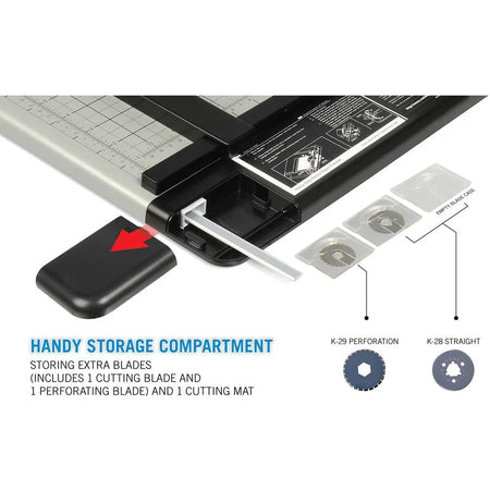 CARL Heavy-Duty 15’’ Paper Trimmer: 36-Sheet Capacity Locking Blade - Trimmers & Accessories