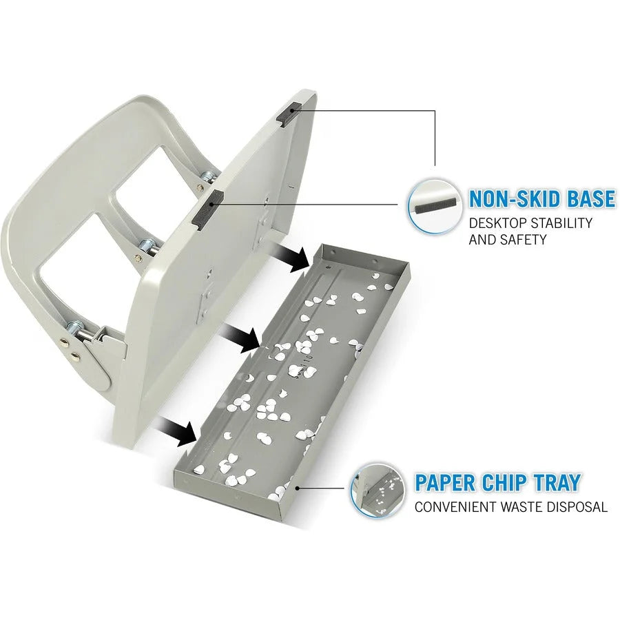 CARL Heavy-duty 3-Hole Punch: 40 Sheet Capacity - Paper Punches