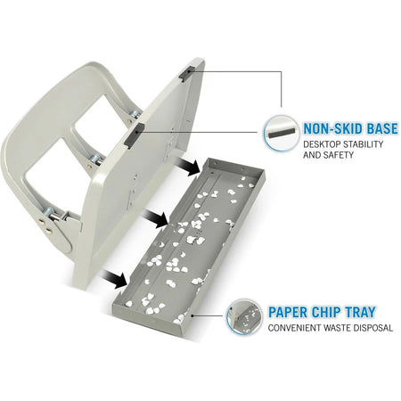 CARL Heavy-duty 3-Hole Punch: 40 Sheet Capacity - Paper Punches