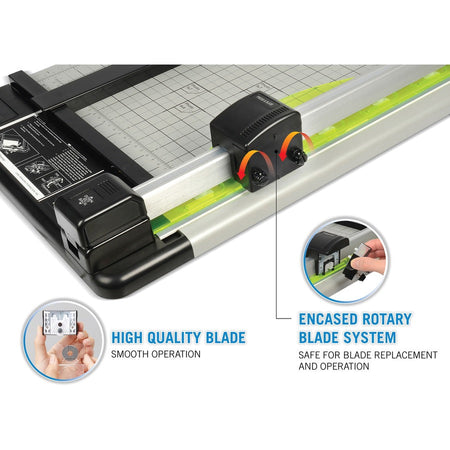 CARL Heavy-Duty Metal Base 12" Paper Trimmer - Alternate-Image5