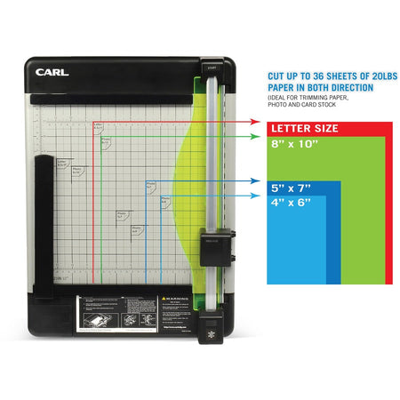 CARL Heavy-Duty Metal Base 12" Paper Trimmer - Alternate-Image2