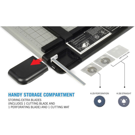 CARL Heavy-Duty Metal Base 12" Paper Trimmer - Alternate-Image3
