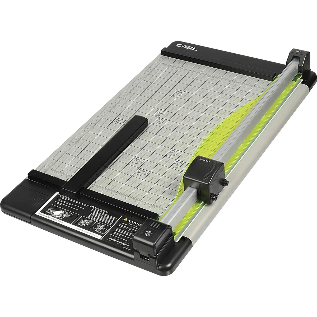 CARL Heavy-Duty Metal Base Paper Trimmer - 36 Sheet Capacity - 18’’ Cutting Length - Trimmers & Accessories