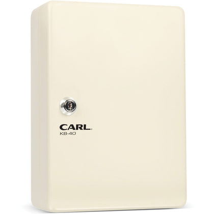CARL Steel Security Key Cabinet - Wall Mountable Ivory - 10.3’’ x 7’’ 3.5’’ - Boxes & Storage