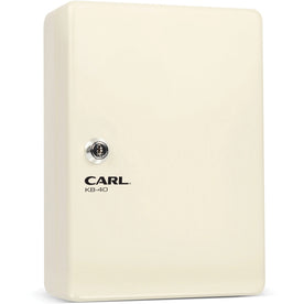 CARL Steel Security Key Cabinet - Wall Mountable Ivory - 10.3’’ x 7’’ 3.5’’ - Boxes & Storage