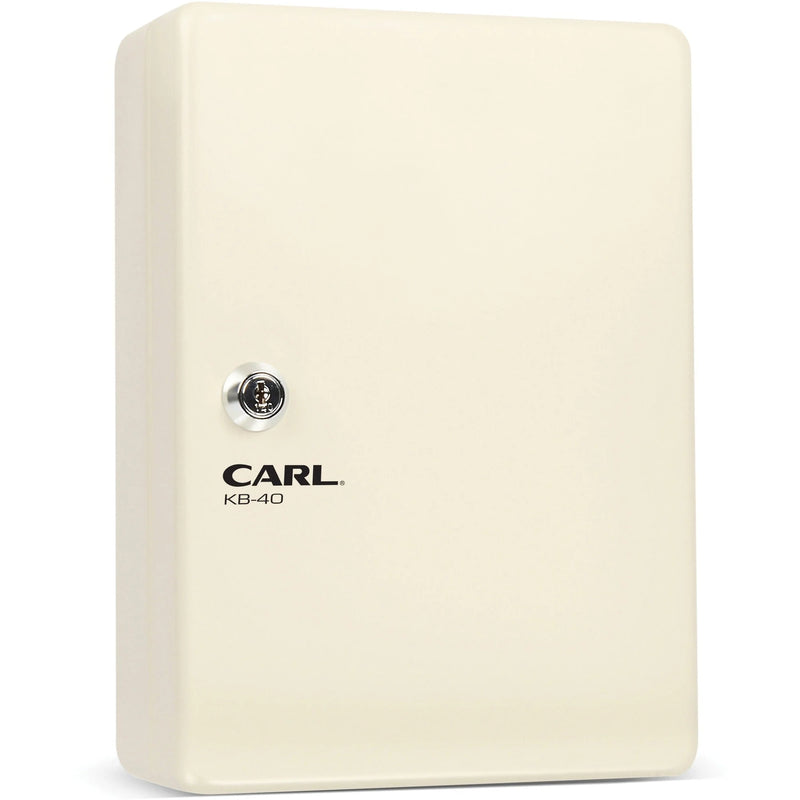 CARL Steel Security Key Cabinet - Wall Mountable Ivory - 10.3’’ x 7’’ 3.5’’ - Boxes & Storage