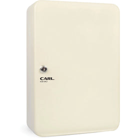 CARL Steel Security Key Cabinet - Wall Mountable Ivory - 12.5’’ x 9.3’’ 3.5’’ - Boxes & Storage