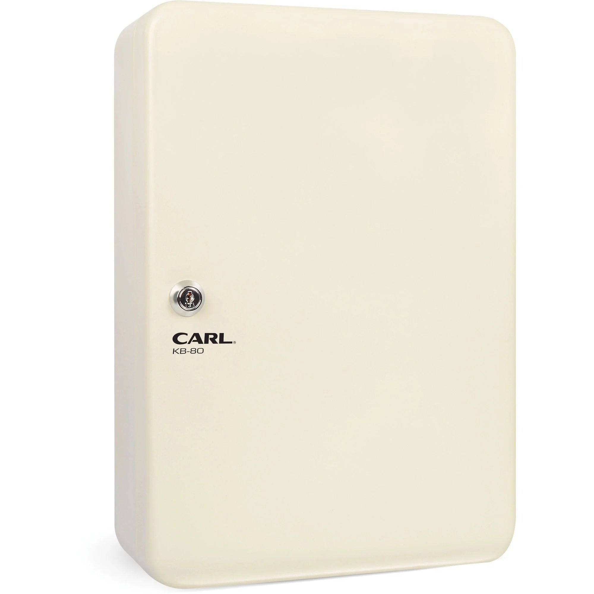 CARL Steel Security Key Cabinet - Wall Mountable Ivory - 12.5’’ x 9.3’’ 3.5’’ - Boxes & Storage